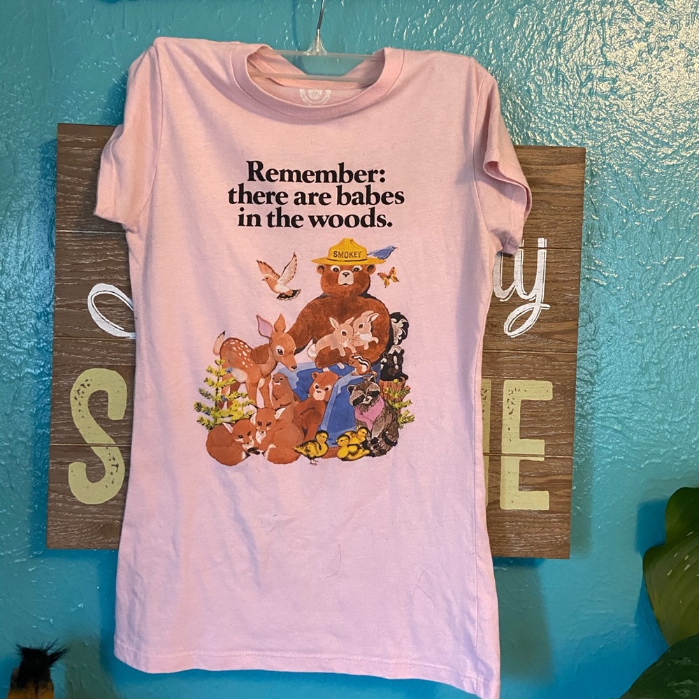 Smokey the Bear Baby Animal Tee Shirt